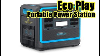 Eco Play 2400W Portable Power Station [upl. by Di898]