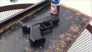 Airsoft Gun Review and Shooting CROSMAN STINGER P9 [upl. by Hevak]