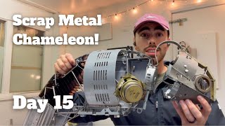 Building a Chameleon out of SCRAP METAL [upl. by Aube953]