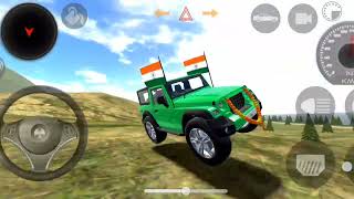 doller song 👿new model 3D Mahindra thar drive car game simulator [upl. by Plank]