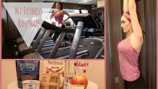 My Fitness Routine Food  Outfit  Workouts   Blair Fowler [upl. by Yelkreb]