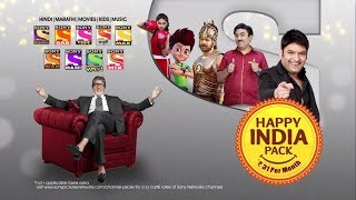 Sony Networks ‘HAPPY INDIA’ pack at just Rs 31 per month [upl. by Roleat931]