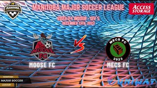 December 13th WSF Div 5 Moose FC vs Mecs FC [upl. by Booth]