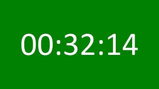 41 Minutes Countdown Timer Green Screen No Sound ⏱ [upl. by Burkle]