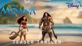 MOANA Live Action Teaser Trailer 2024 Dwayne Johnson  Zendaya  Disney [upl. by Reuben804]