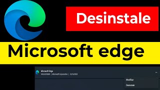 Como desinstalar o Microsoft Edge  desinstalar o Microsoft Edge permanentemente 2024 [upl. by Carolus]