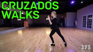 Cruzados Walks  Samba Tutorial for Beginners [upl. by Llig]