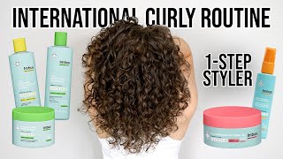 International Curly Hair Routine with Imbue from LookFantastic [upl. by Esinrahs]