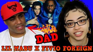 MY DAD REACTS TO Lil Mabu x Fivio Foreign  TEACH ME HOW TO DRILL Official Music Video REACTION [upl. by Georgine]