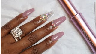 DIY ✰ How To Do Dip Powder Press on Nails 💅Great For Beginners 101 [upl. by Stromberg]