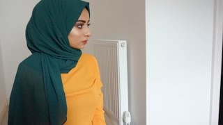 3 HIJAB TUTORIAL using a Crinkled Hijab [upl. by Barb]