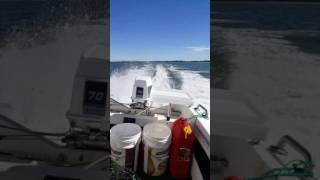 Evinrude 70 HP outboard 2 Stroke power cruiser [upl. by Nage71]