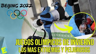 Juegos Olímpicos de Invierno Beijing 2022 los mas EXTREMOS y PELIGROSOS del mundo [upl. by Frydman]