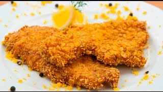 Çıtır Cipsli Schnitzel Nasıl Yapılır [upl. by Aisatna]