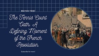 French Revolution and Tennis court oath [upl. by Alywt490]