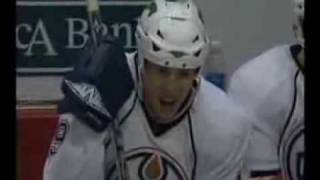 NHL Bryzgalov Throws Goalie Stick Nearly Hit Ref [upl. by Yemirej]