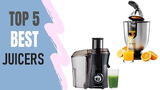 Juicers Reviews  5 Best Juicers 2021 [upl. by Sidell]