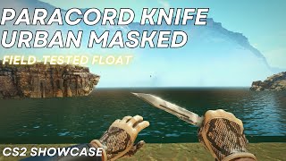 Paracord Knife Urban Masked FieldTested  CS2 Skin Showcase 874 [upl. by Aynot480]