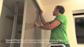 Fitting Sliding Wardrobes soft close SlidingWardrobeWorldcom [upl. by Akcirderf]