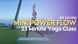 25 Minute Yoga Class  Mini Power Flow [upl. by Corinna]