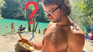 CRAZY EXPENSIVE Food at European Music Festival in PARADISE 🇸🇮 [upl. by Rollin146]