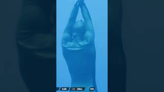 World record free Diver freediver underwater diving [upl. by Ykcub]