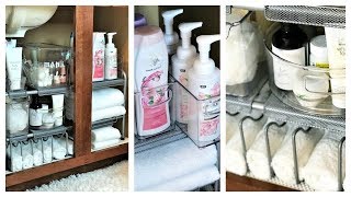 NEW How To Organize Under Your Bathroom Sink  Tips amp Solutions [upl. by Hezekiah]