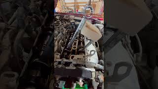 Redneck way to hold camshafts for timing alignment [upl. by Chill33]