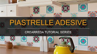 Crearreda  Tutorial Piastrelle Adesive [upl. by Lebasiram614]