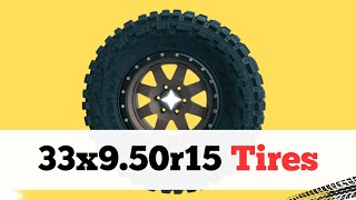 Tire 33x950r15 in Metric 33x950r15tires [upl. by Notsa822]