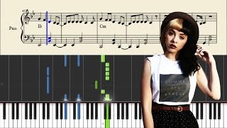 Melanie Martinez  Sippy Cup  Piano Tutorial  SHEETS [upl. by Ileane605]