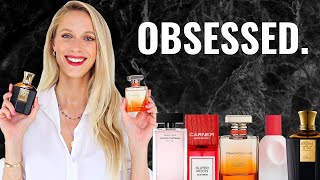 10 Fragrances Im OBSESSED WITH right now [upl. by Milburr]