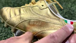 Review Diadora Brasil Made In Italy Leather FG [upl. by Ardnad]