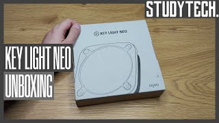 Unboxing Elgato Key Light Neo 4KDeutsch studytech [upl. by Chip]