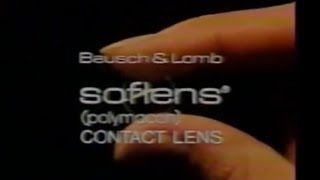 Bausch amp Lomb Soflens Commercial 1977 [upl. by Spearing54]