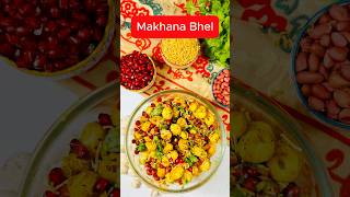 Makhana Bhel  Evening snack recipes  weightloss recipe shorts cooking sunsahibasun [upl. by Barri993]