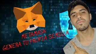 CREA TU PROPIA SEMILLA 24 PALABRAS METAMASK  AUMENTA TU SEGURIDAD [upl. by Aleak186]