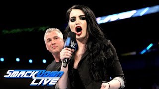 Shane McMahon names Paige the new GM of SmackDown SmackDown LIVE April 10 2018 [upl. by Scutt]