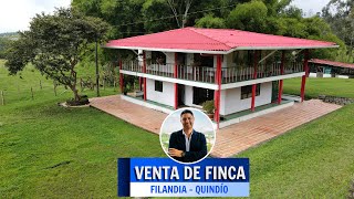 VENTA DE FINCA EN FILANDIA QUINDÍO COLOMBIA [upl. by Stannfield653]