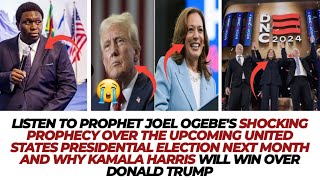 LISTEN TO PROPHET JOELS PROPHECY OVER THE UPCOMING USA ELECTION amp WHY KAMALA WILL WIN OVER TRUMP [upl. by Yuma]