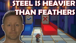 Paper Mario The Origami King but steel is heavier than feathers Limmys Show meme [upl. by Buine]