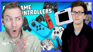 HOW DO YOU USE THESE Reacting to quotGame Controllersquot  Scott The Woz [upl. by Mannos]