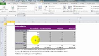 Excel  239  SzenarioManager [upl. by Herman]