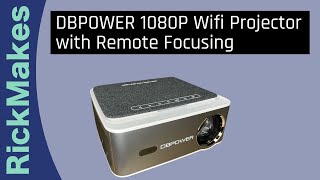 DBPOWER 1080P Wifi Projector with Remote Focusing [upl. by Ceporah995]