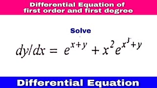 Variable Separable Differential Equation  problem 2  differential Equation [upl. by Cazzie193]