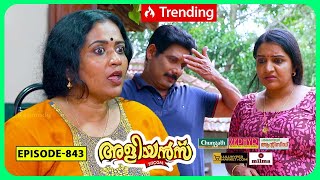 Aliyans  843  ചക്കിന് വെച്ചത്  Comedy Serial Sitcom  Kaumudy [upl. by Iggie]