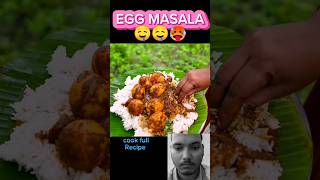 EGGMASALA 🤤🥵 HOW TO COOK EGG MASALA  food eggfry cooking recipe viralfood shorts ytshots [upl. by Esten]