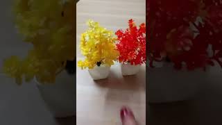 small artificial flower pot diwalidecoration meenu [upl. by Kiehl]