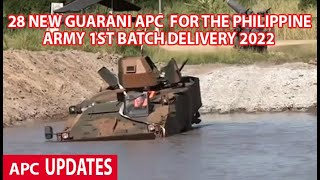 28 New Guarani APC for the Philippine Army 1st Batch Delivery 2022 [upl. by Avram]