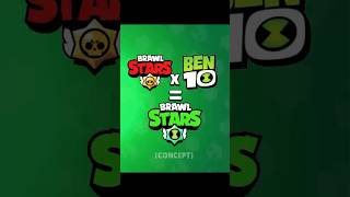 BEN 10 X BRAWL STARS brawlstars shorts [upl. by Ahsatsana56]